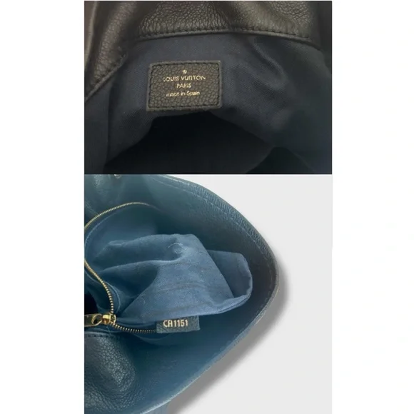 Louis Vuitton Artsy MM Empreinte Leather Slate Gray Ardoise Gold Hardware - Picture 13 of 16